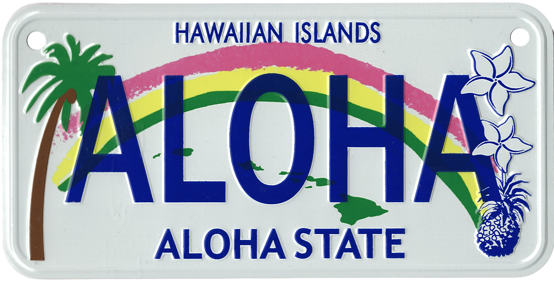 Aloha License Plate