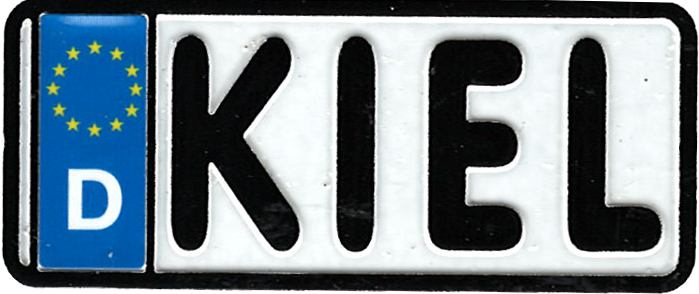 Kiel License Plate