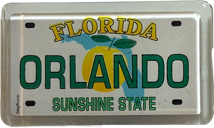 Orlando License Plate